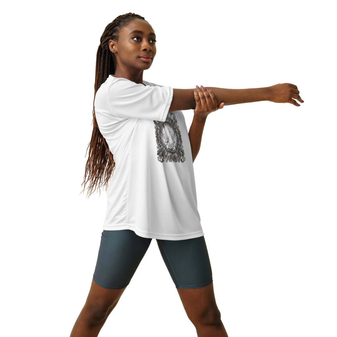 CKA2 Unisex Short Sleeve Oversized White T-shirt