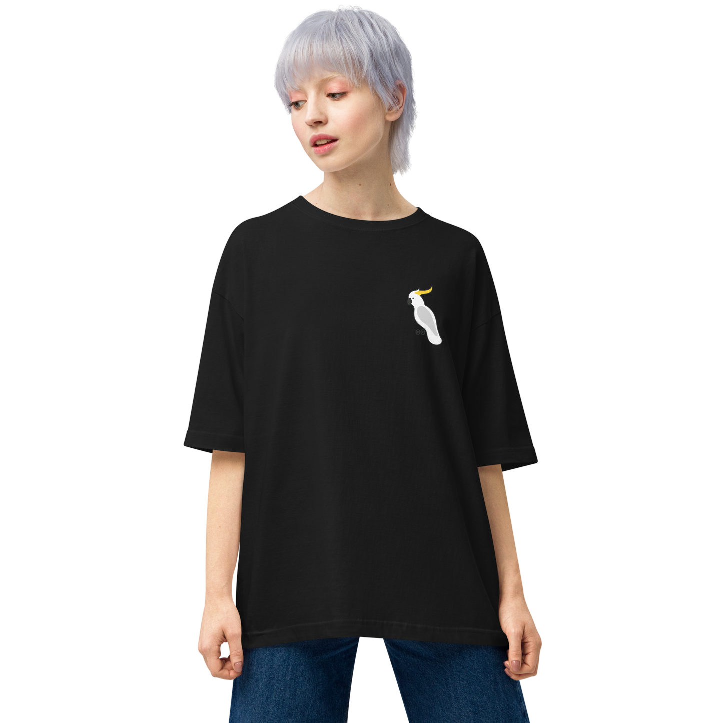 CKA2 Unisex Short Sleeve Oversized Black T-shirt