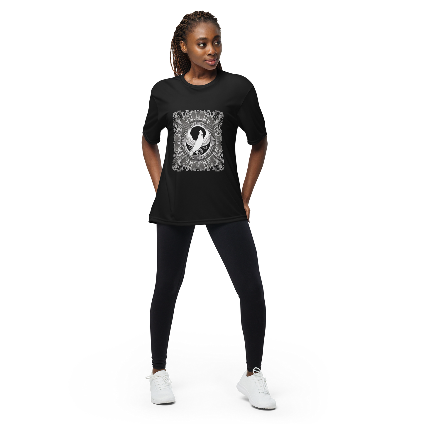 CKA2 Unisex Short Sleeve Oversized Black T-shirt