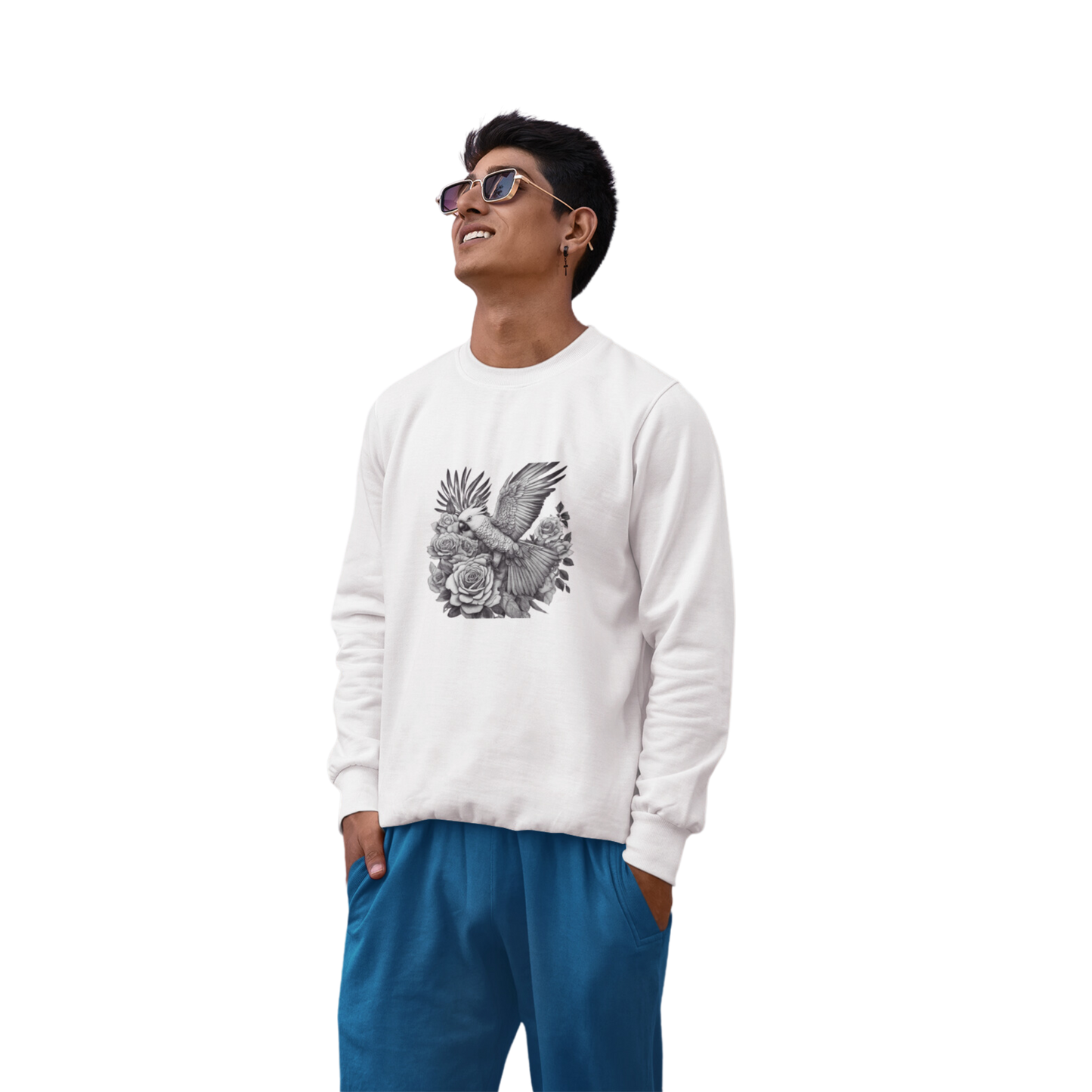 CKA2 Unisex White Sweatshirt