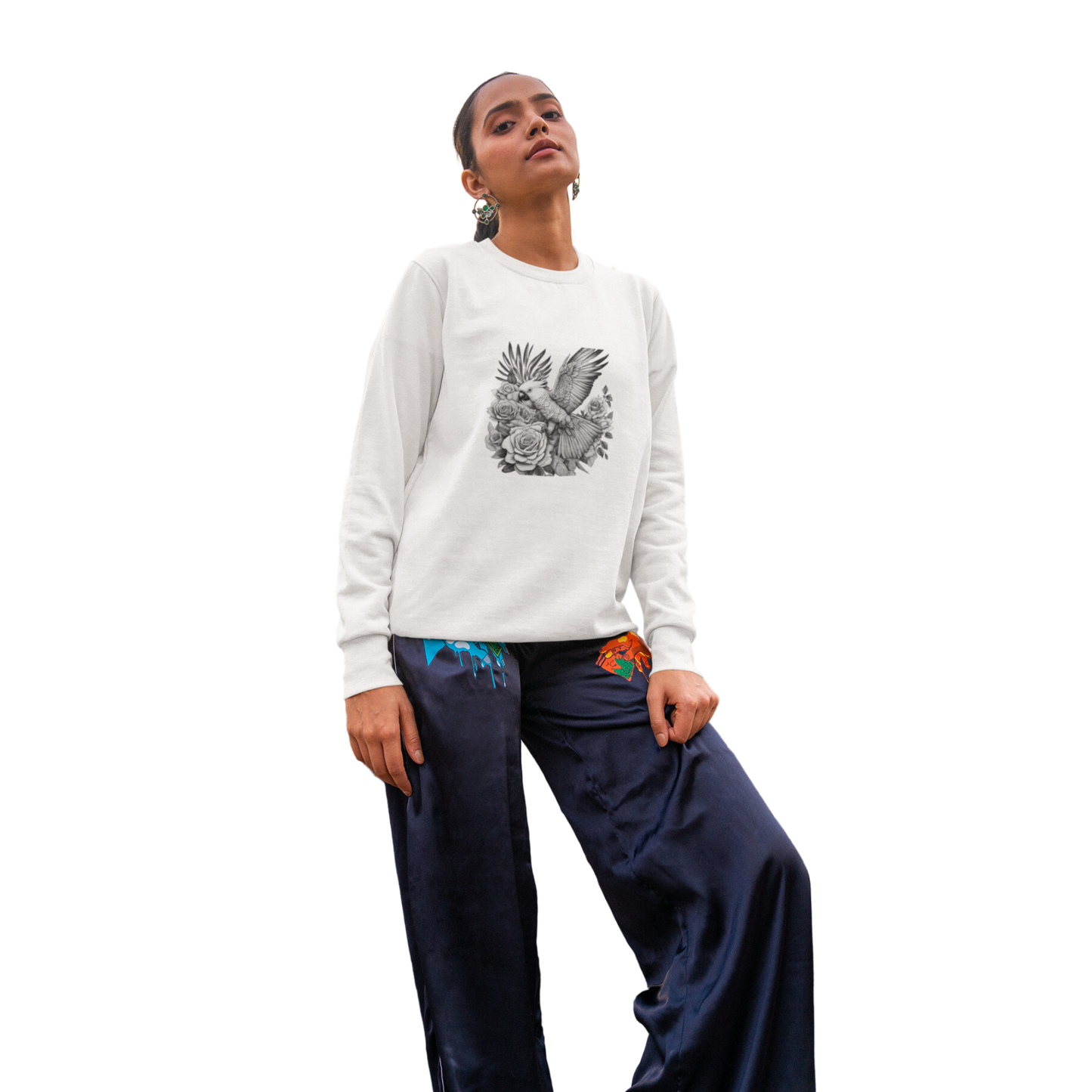 CKA2 Unisex White Sweatshirt