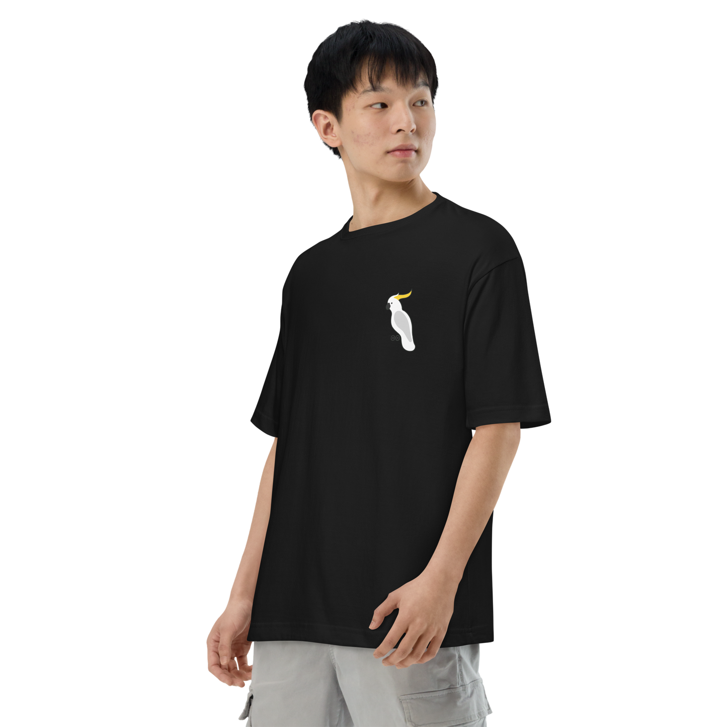 CKA2 Unisex Short Sleeve Oversized Black T-shirt