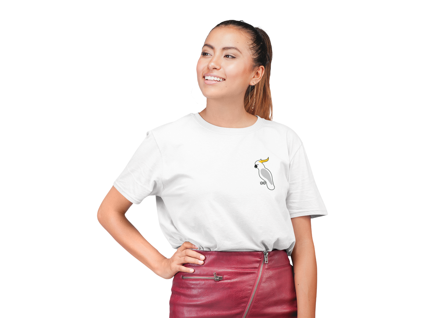 CKA2 Unisex Short Sleeve Oversized White T-shirt