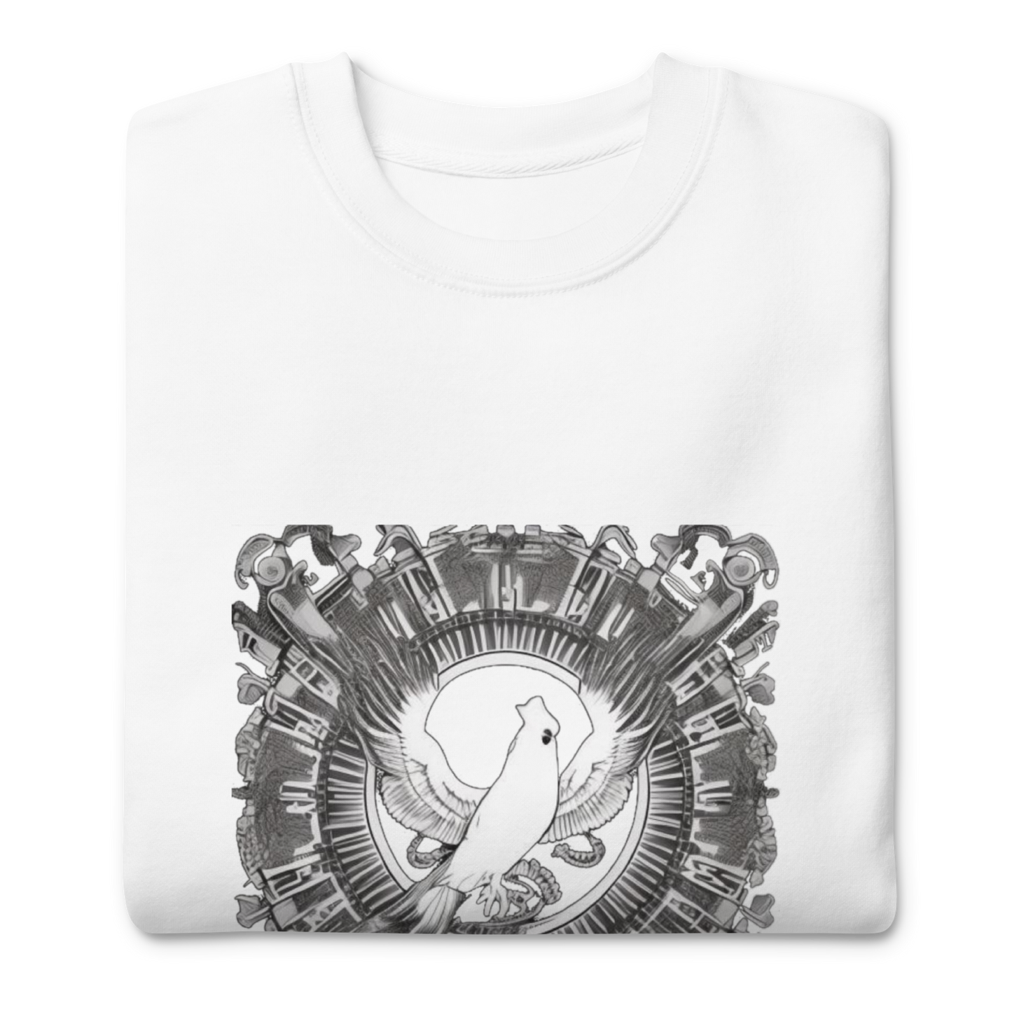 CKA2 Unisex White Sweatshirt