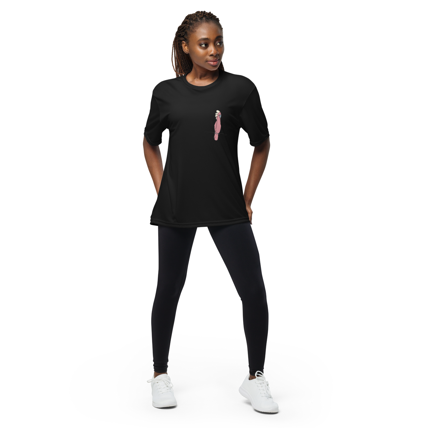 CKA2 Unisex Short Sleeve Oversized Black T-shirt