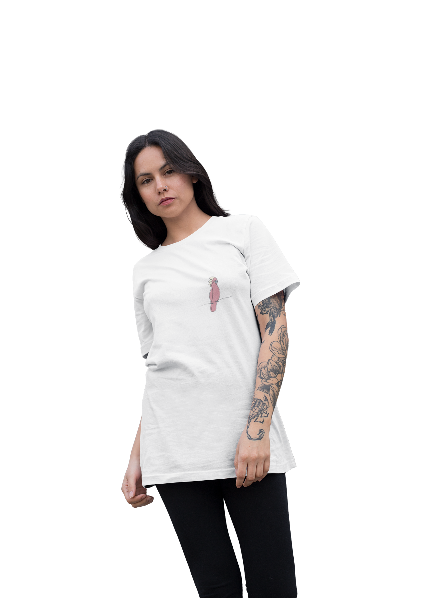 CKA2 Unisex Short Sleeve Oversized White T-shirt