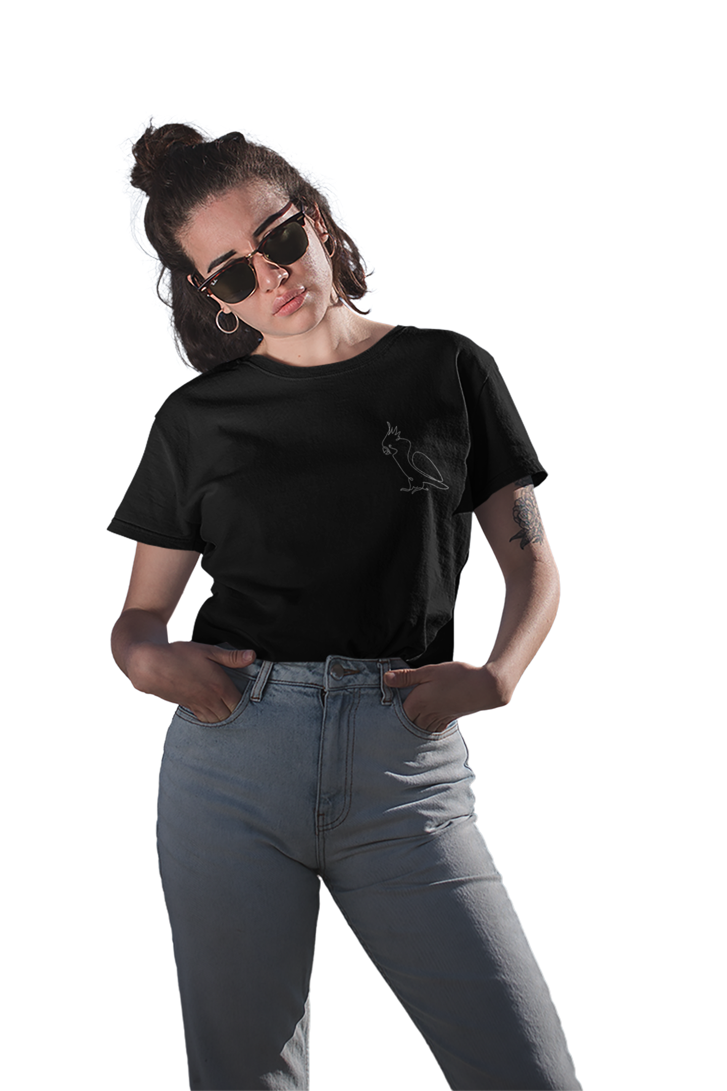 CKA2 Unisex Short Sleeve Oversized Black T-shirt