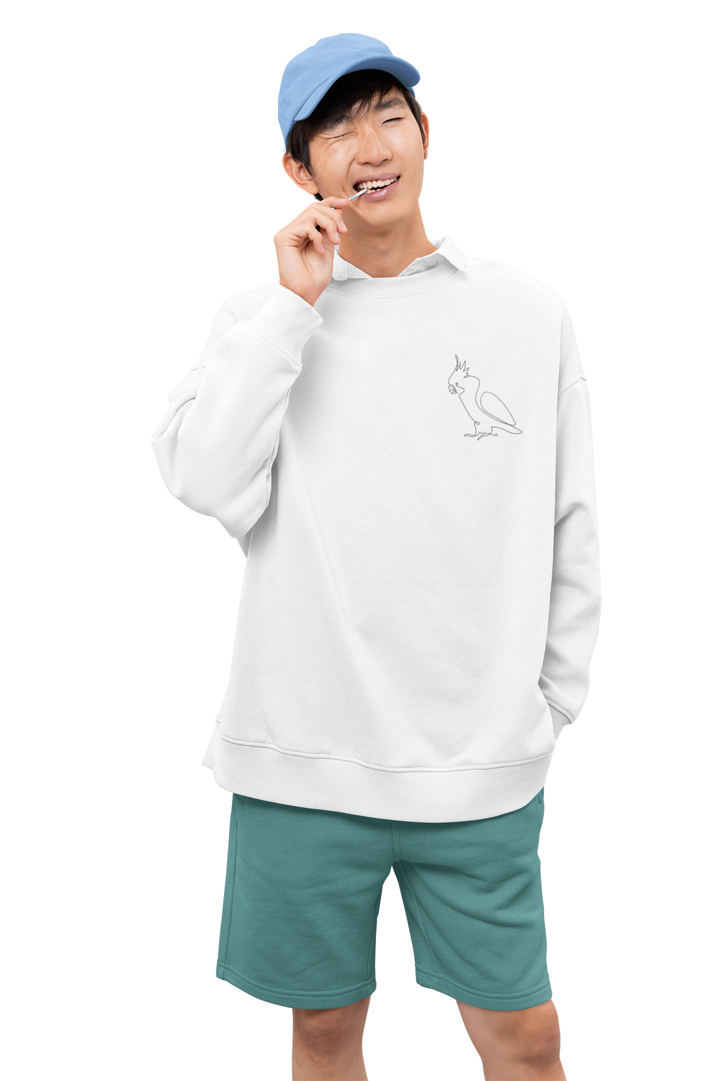 CKA2 Unisex White Sweatshirt