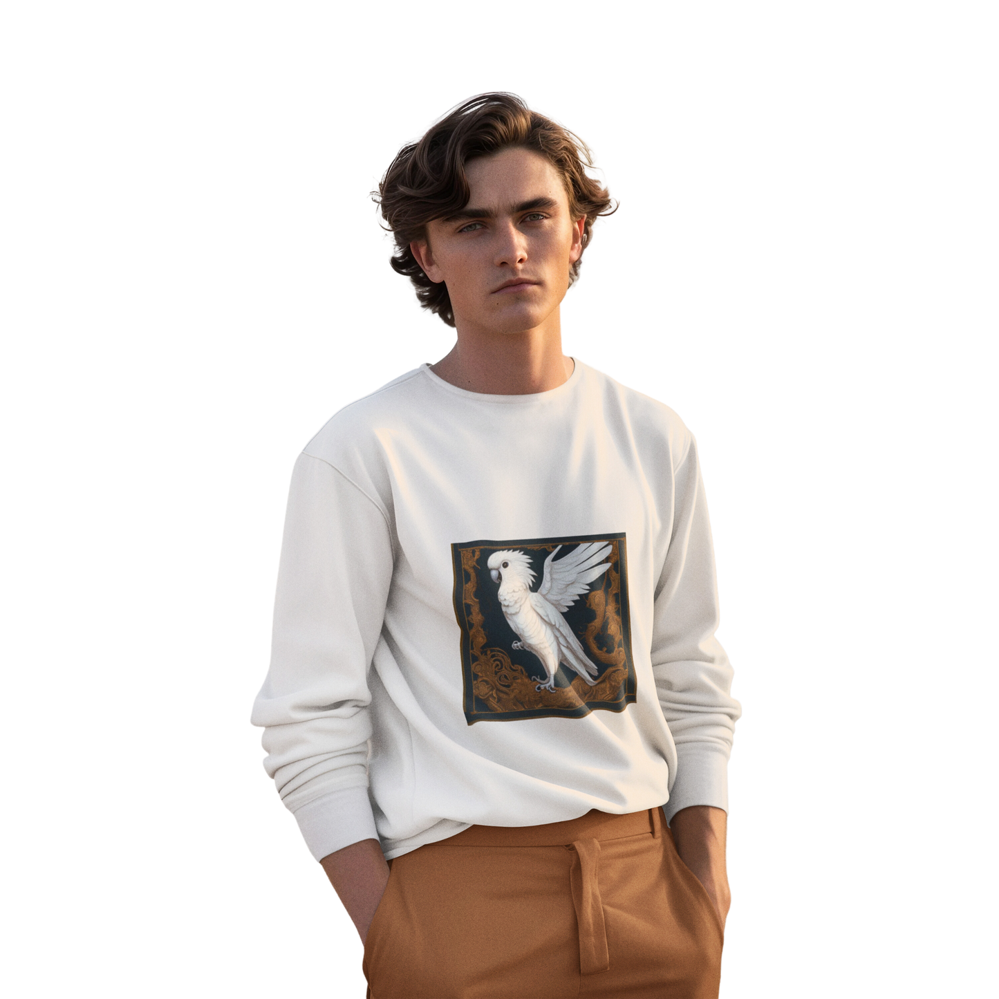 CKA2 Unisex White Sweatshirt