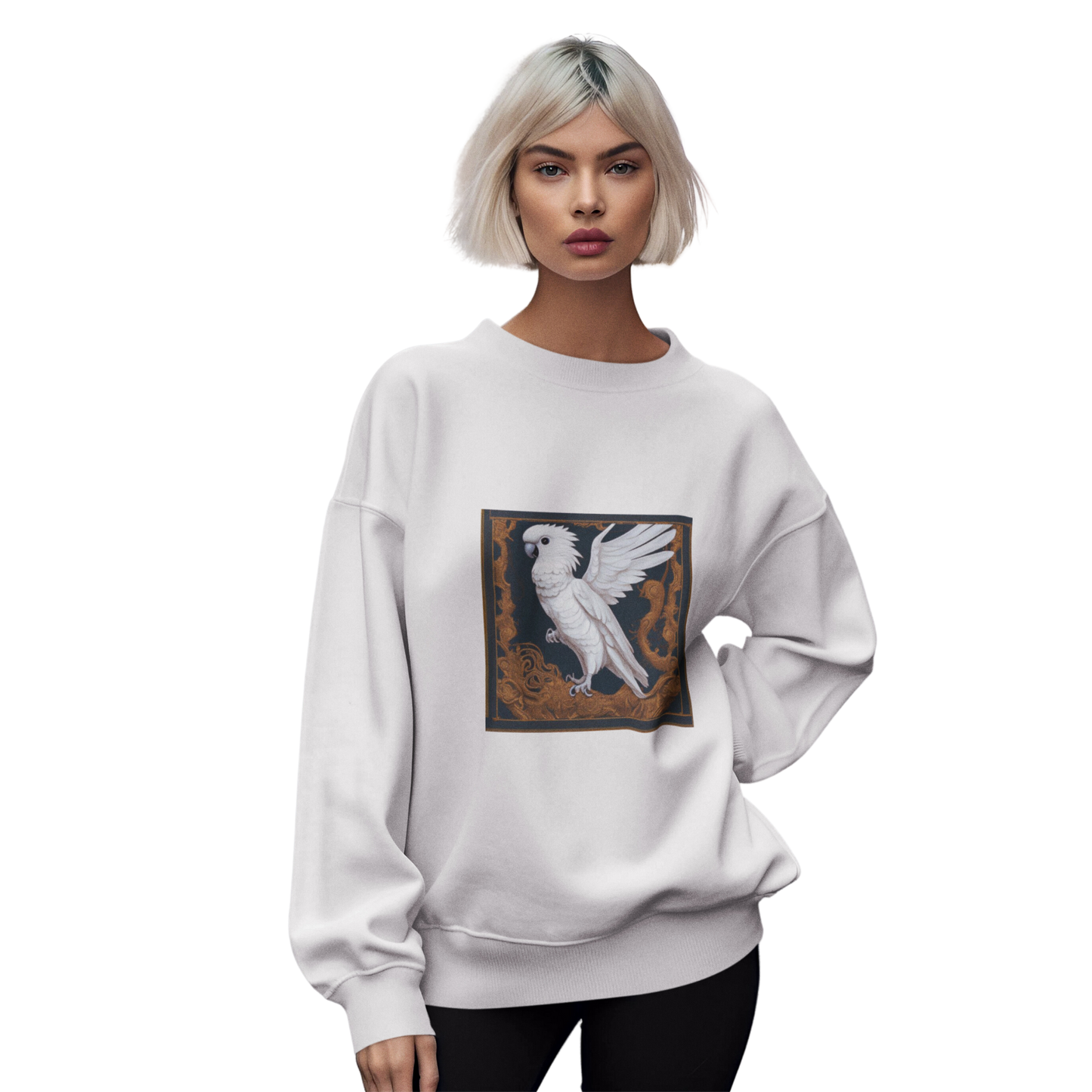 CKA2 Unisex White Sweatshirt