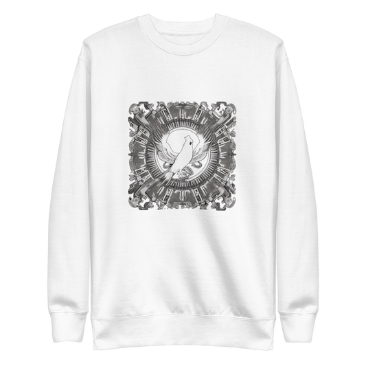 CKA2 Unisex White Sweatshirt