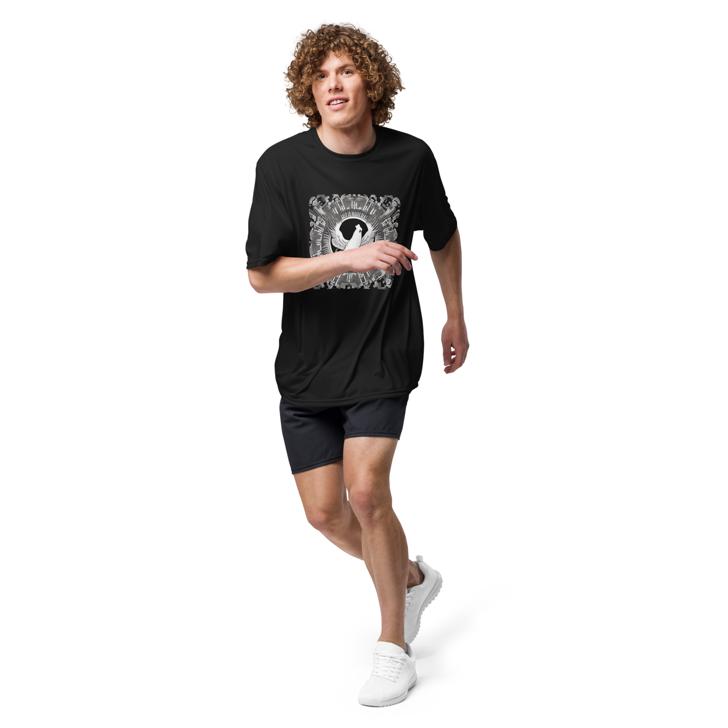 CKA2 Unisex Short Sleeve Oversized Black T-shirt