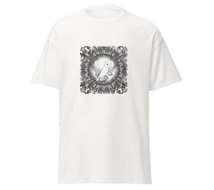 CKA2 Unisex Short Sleeve Oversized White T-shirt
