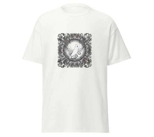 CKA2 Unisex Short Sleeve Oversized White T-shirt